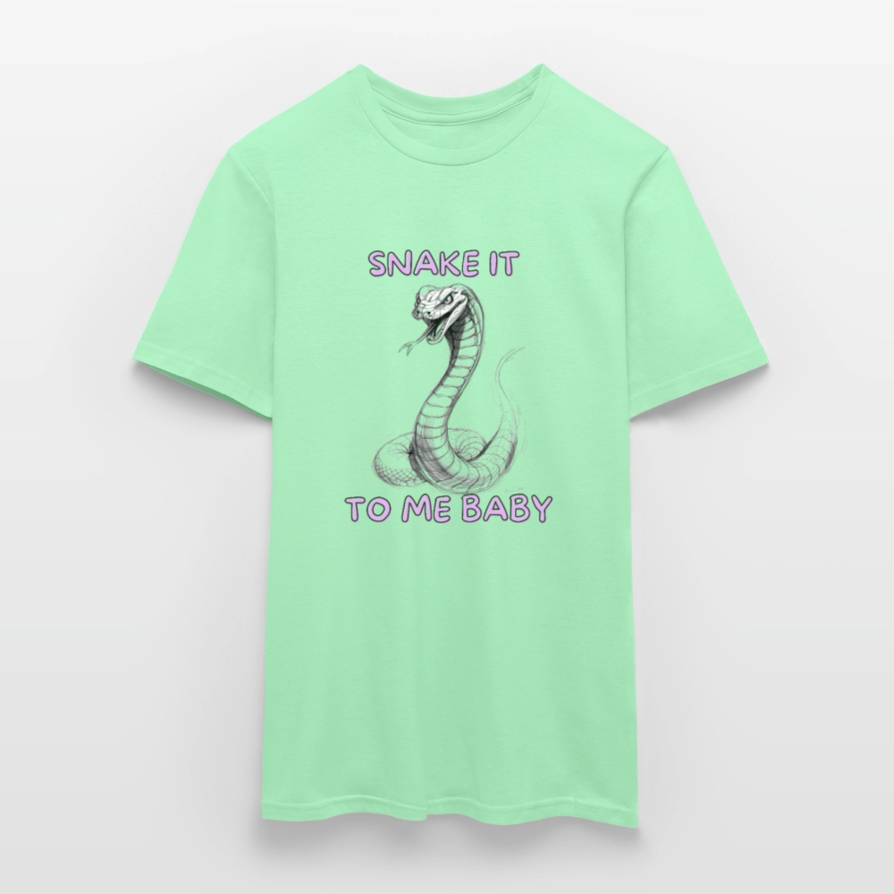 Snake it to me baby - Männer T-Shirt - Mintgrün