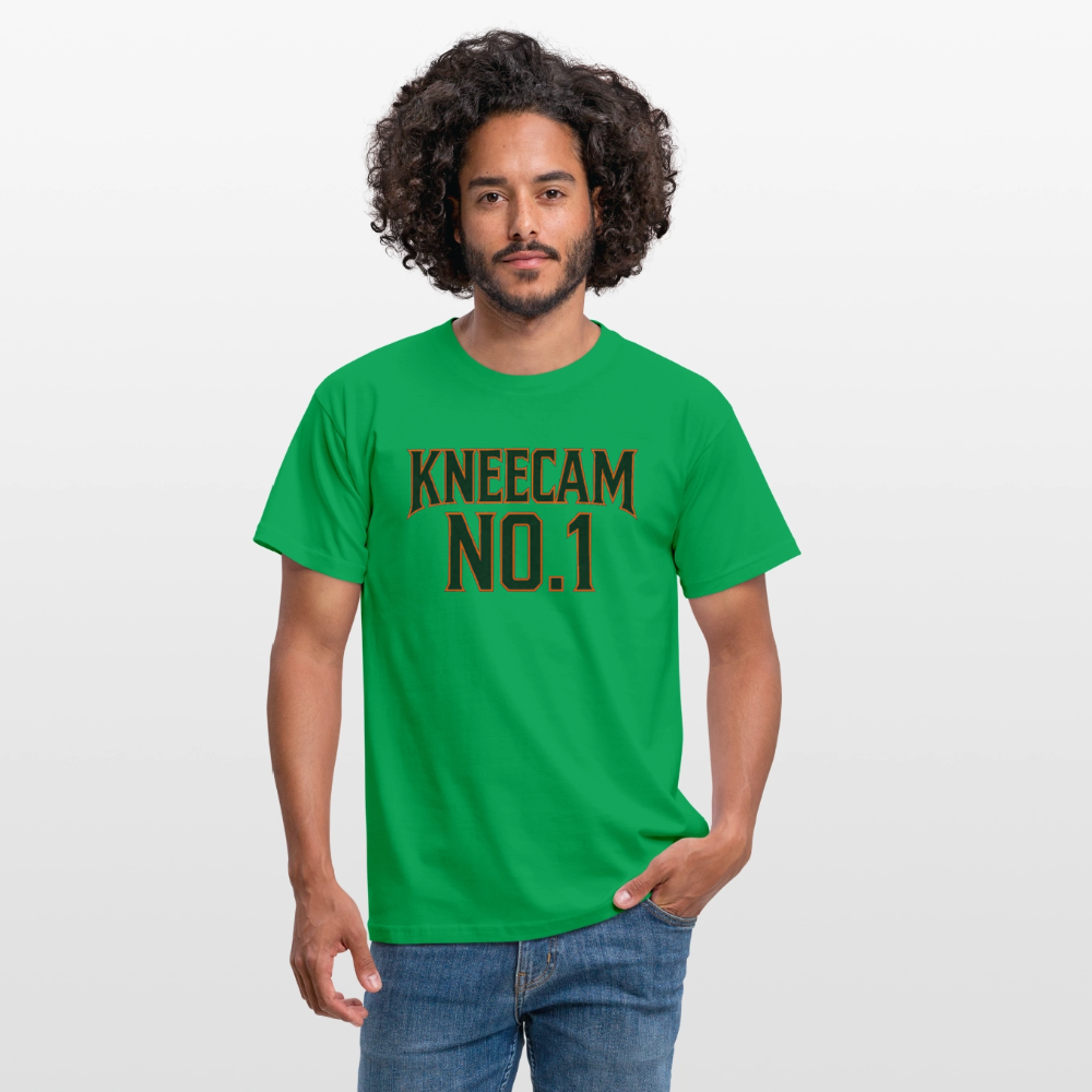 Technoviking-Kneecam No1. - Männer T-Shirt - Kelly Green