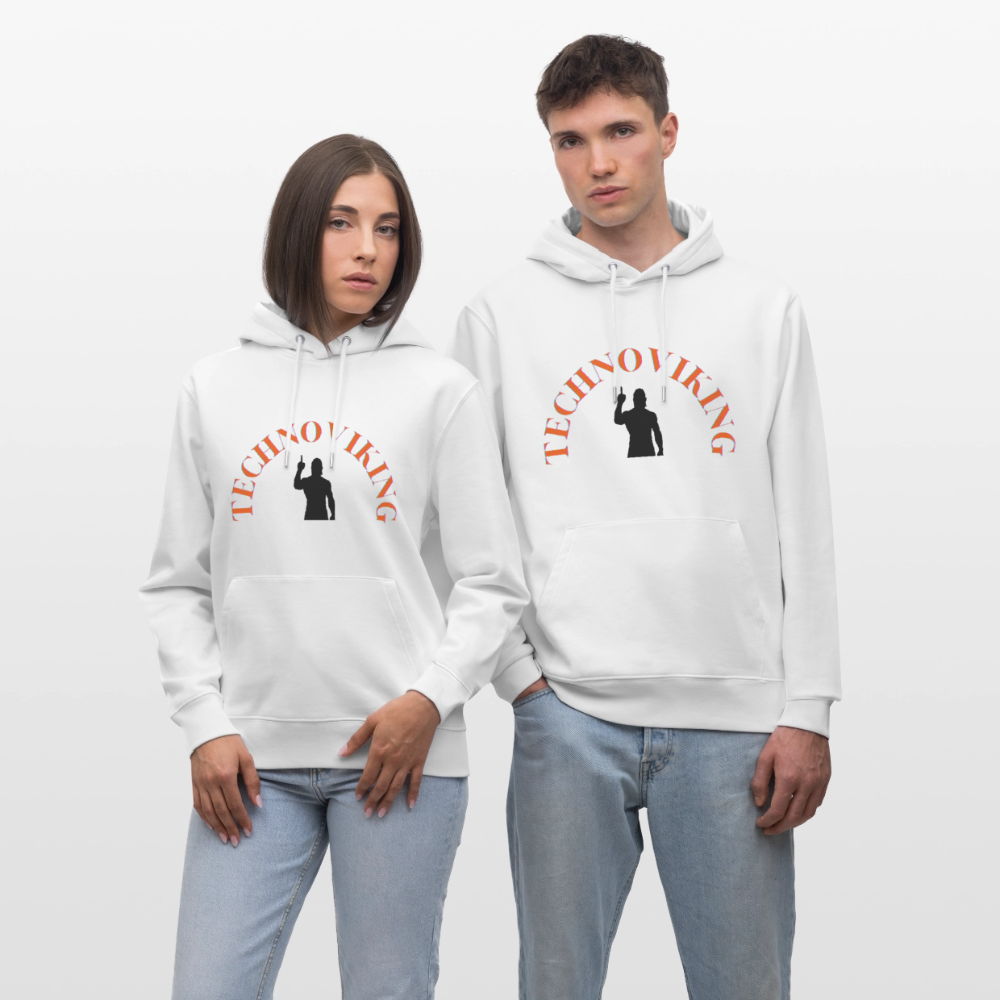 Technoviking - Stanley/Stella Unisex Bio-Hoodie CRUISER - Weiß