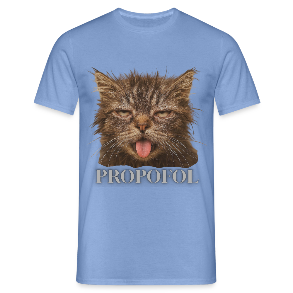 Grumpy Cat - Männer T-Shirt - carolina blue
