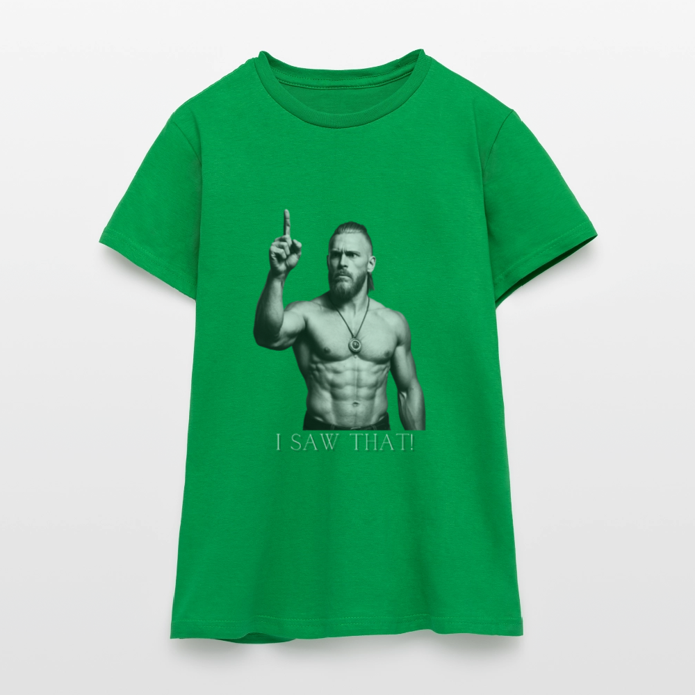 Technoviking - I saw that! - Frauen T-Shirt - Kelly Green