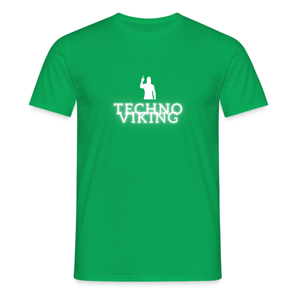 Technoviking drink & dance - Männer T-Shirt - Kelly Green