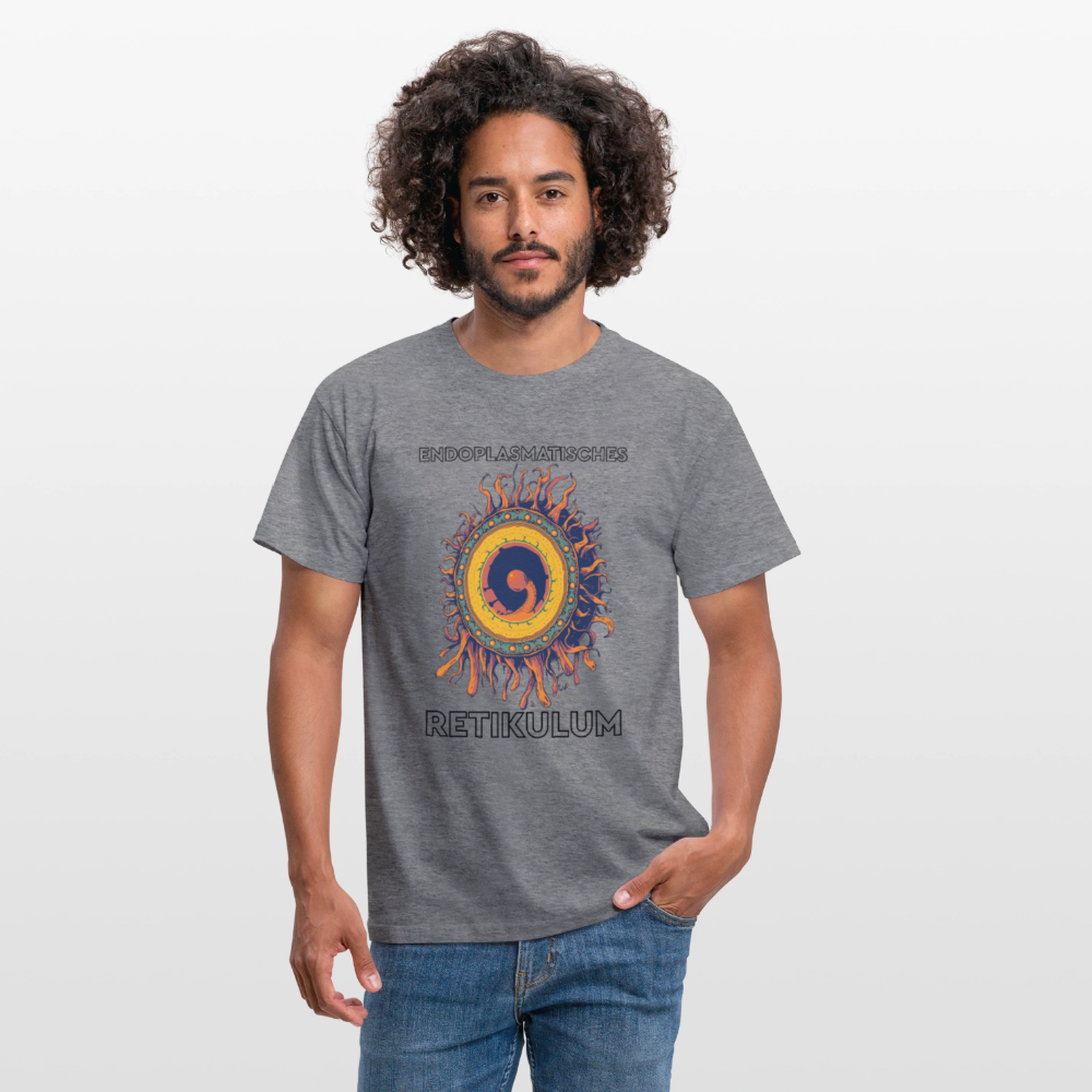 Endoplasmatisches Retikulum - Männer T-Shirt - Graphit meliert