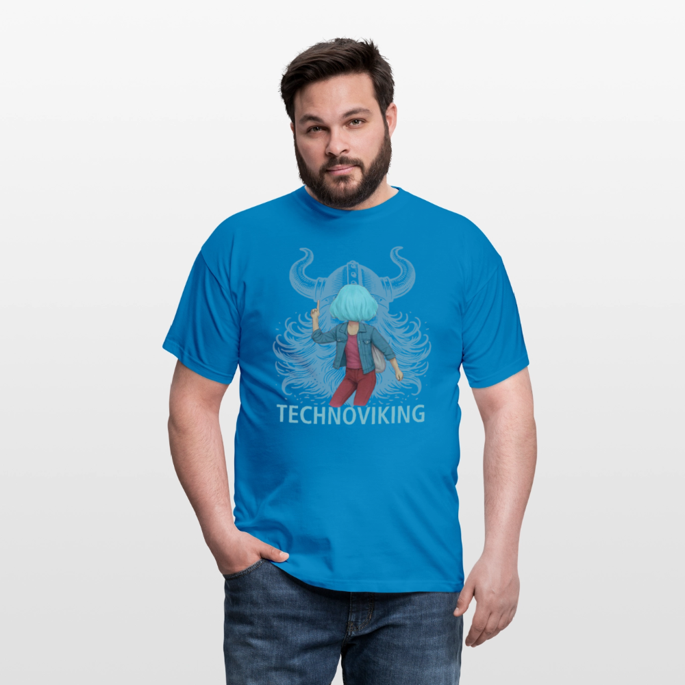 Technoviking rescue moment - Männer T-Shirt - Royalblau