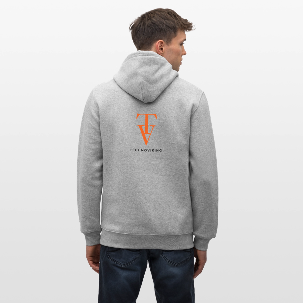 Technoviking - Stanley/Stella Unisex Bio-Hoodie CRUISER - Grau meliert