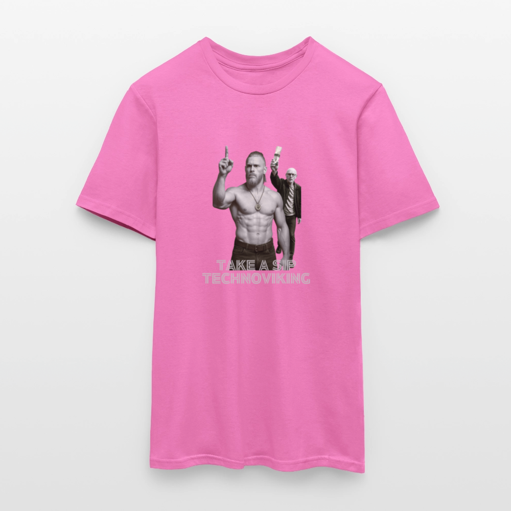 Take a sip Technoviking - Männer T-Shirt - Pink