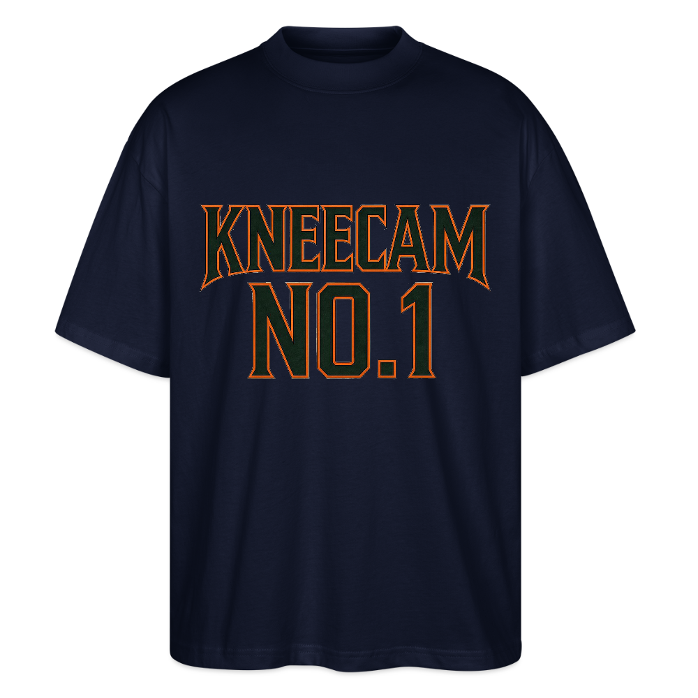 Technoviking-Kneecam No1. - Stanley/Stella Oversized Unisex Bio T-Shirt Blaster - Navy