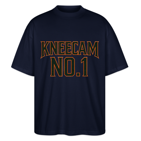 Technoviking-Kneecam No1. - Stanley/Stella Oversized Unisex Bio T-Shirt Blaster - Navy