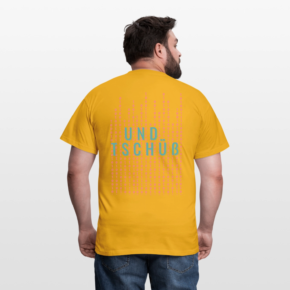 Und Tschüß Metaversum - Männer T-Shirt - Gelb