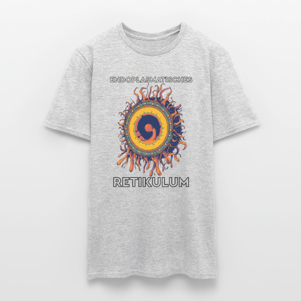 Endoplasmatisches Retikulum - Männer T-Shirt - Grau meliert