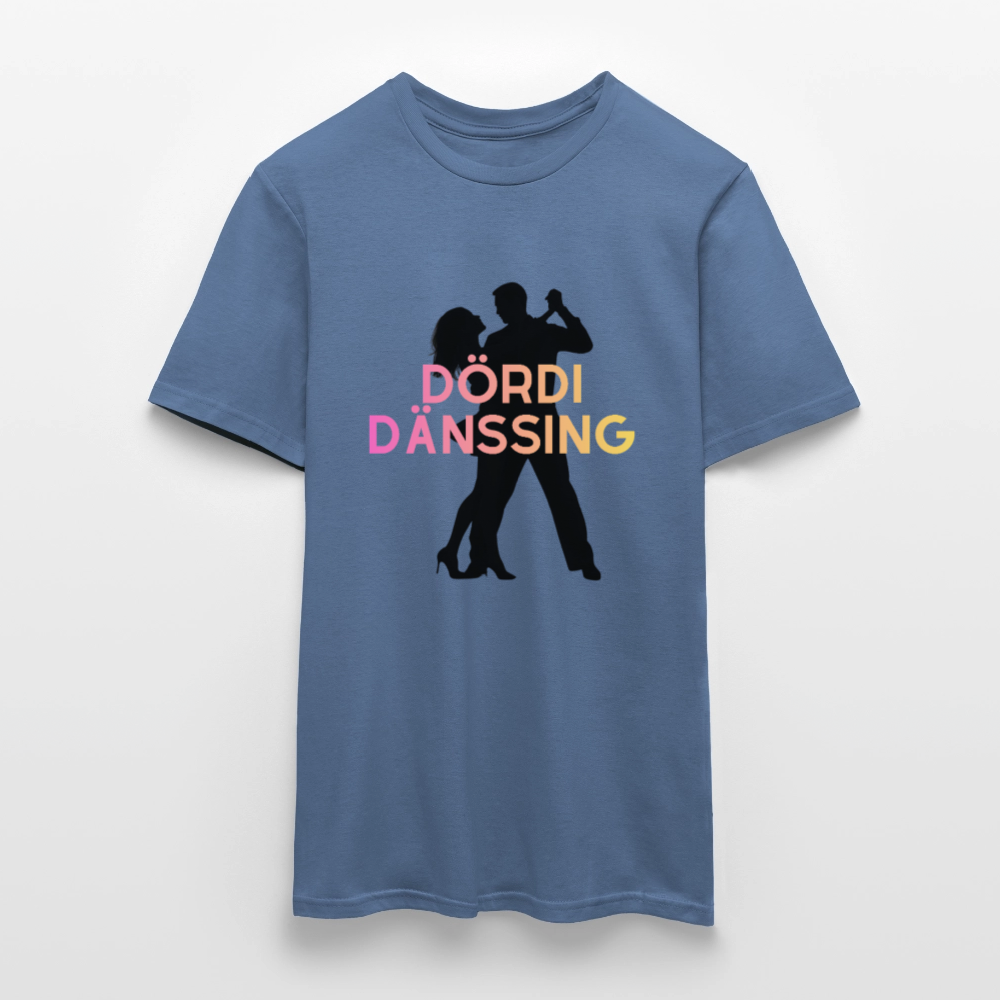 Dördi Dänssing - Männer T-Shirt - Taubenblau 