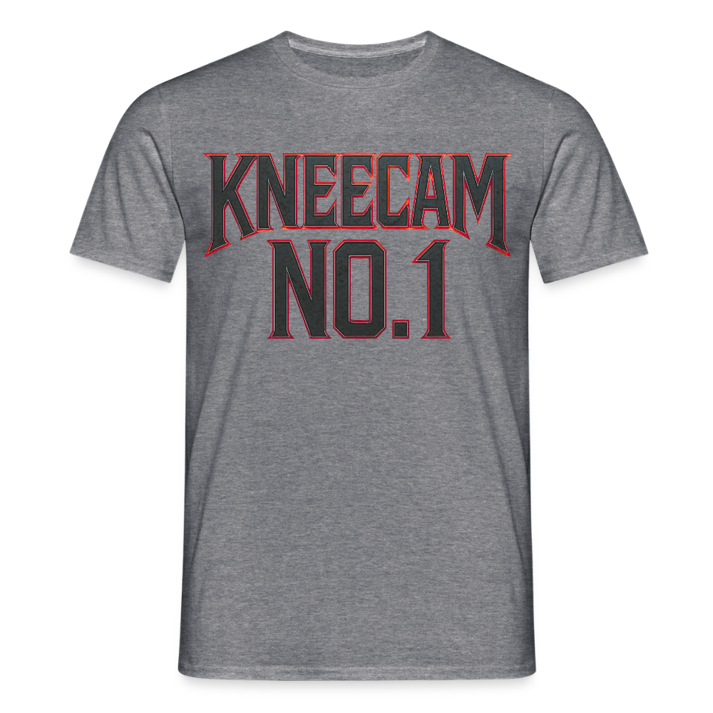 KNEECAM No. 1 - Männer T-Shirt - Graphit meliert