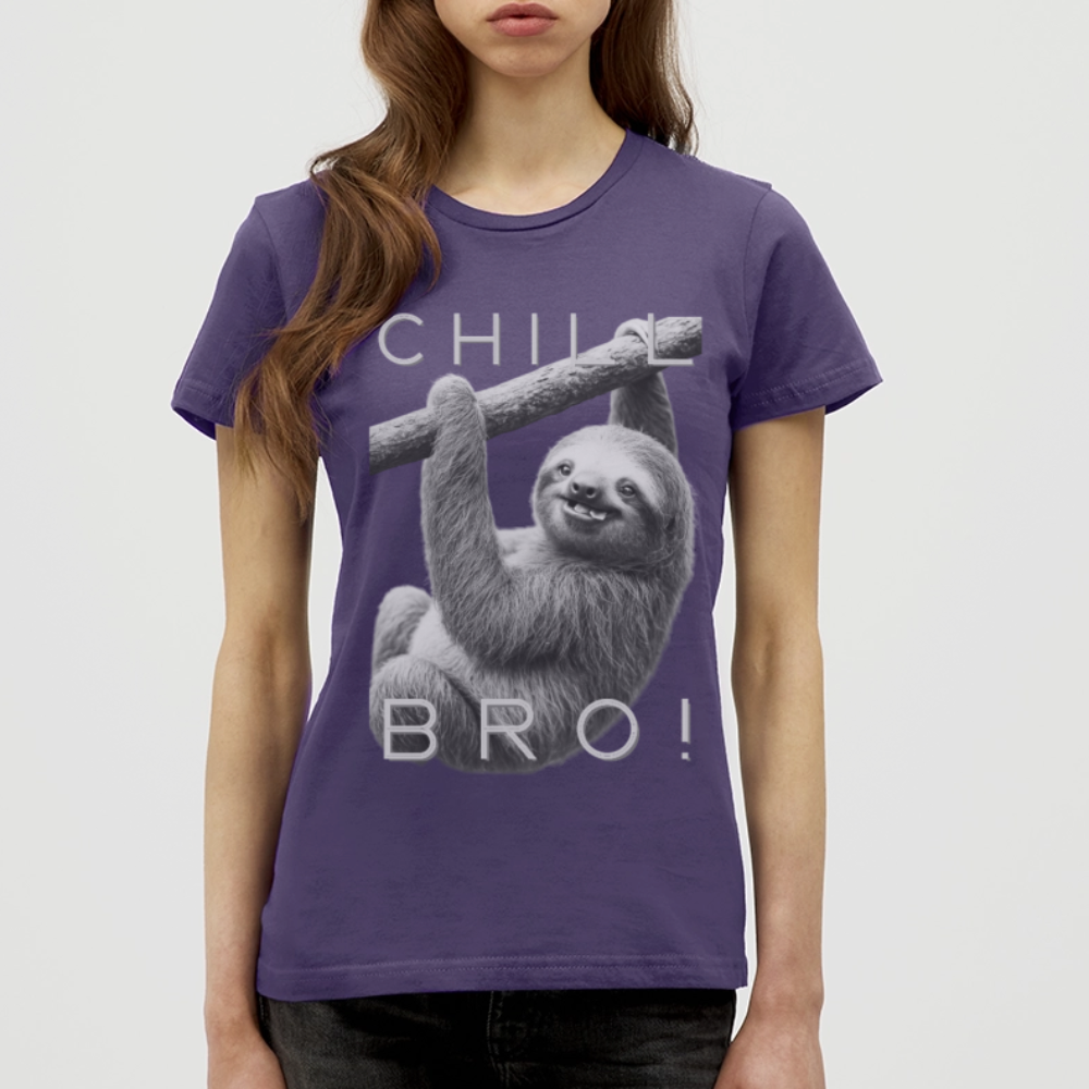 Chill Bro! - Frauen T-Shirt - Dunkellila
