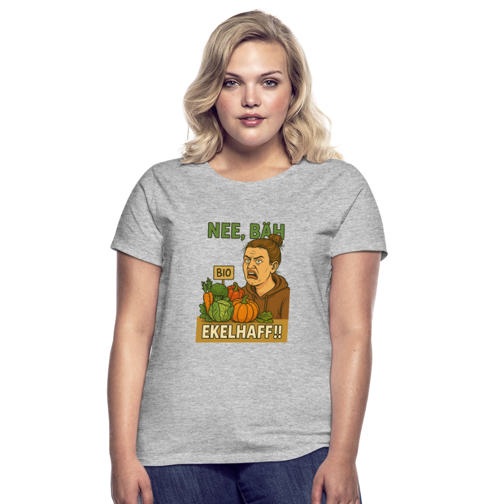 Frauentausch ekelhaff - Frauen T-Shirt - Grau meliert