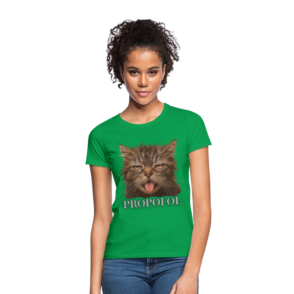 Grumpy Cat - Frauen T-Shirt - Kelly Green