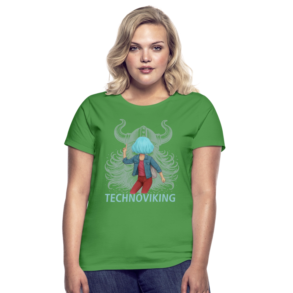 Technoviking rescue moment - Frauen T-Shirt - Kelly Green