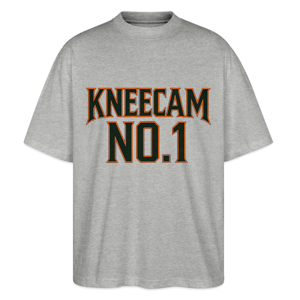 Technoviking-Kneecam No1. - Stanley/Stella Oversized Unisex Bio T-Shirt Blaster - Grau meliert