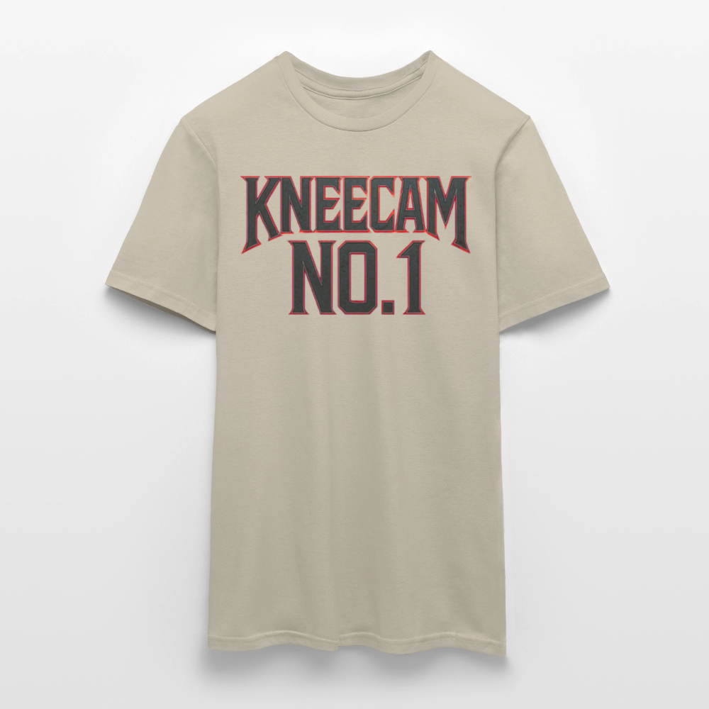 KNEECAM No. 1 - Männer T-Shirt - Sandbeige