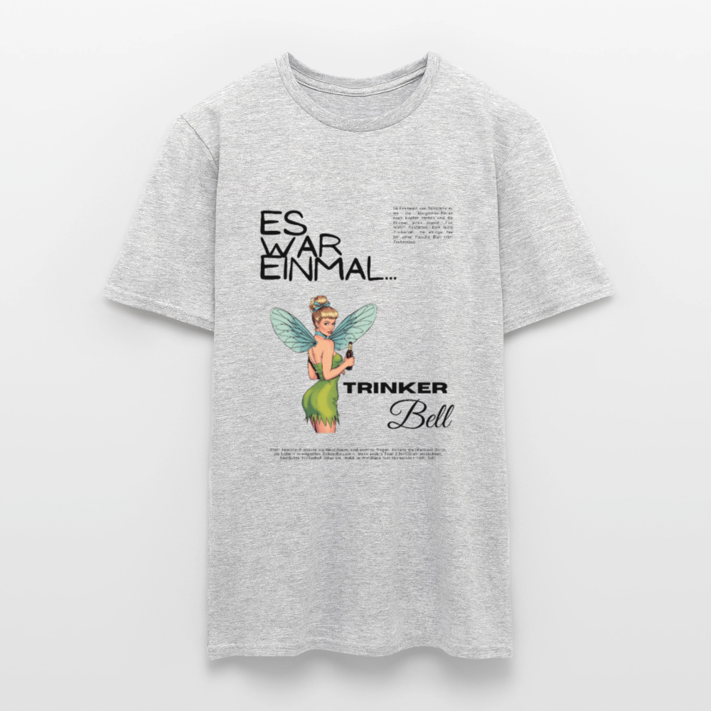 Trinkerbell - Männer T-Shirt - Grau meliert