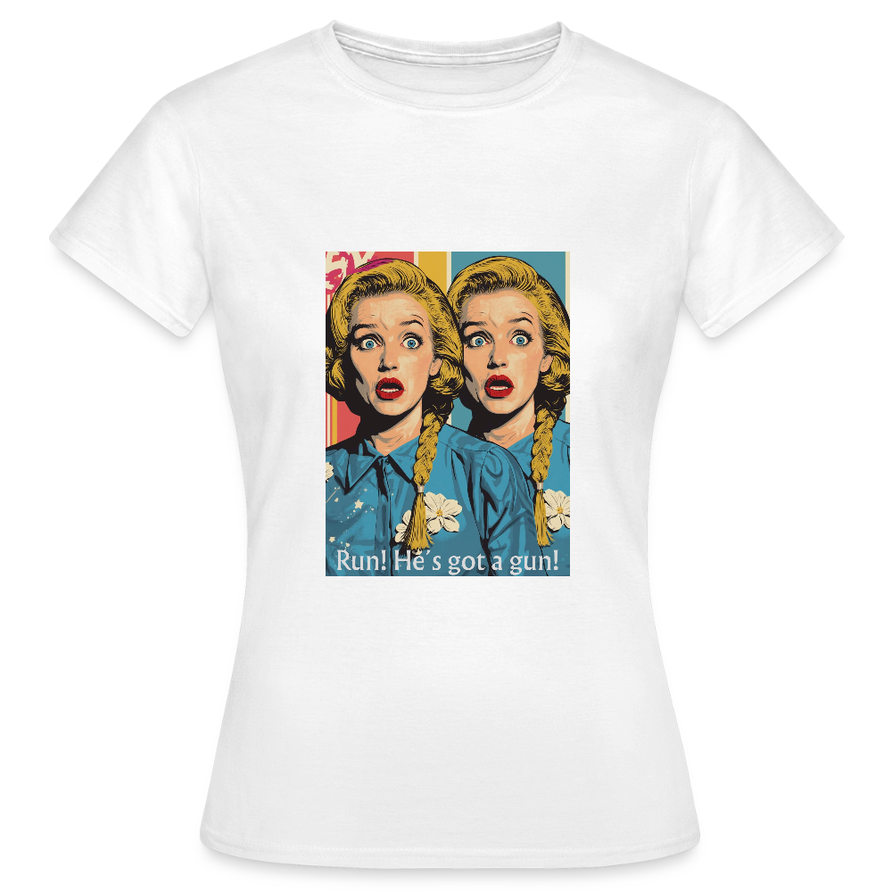 Gemeinsamer Schrei  - Frauen T-Shirt - Weiß