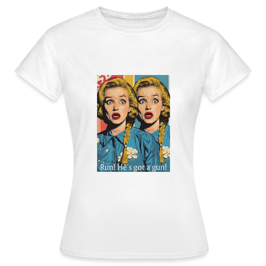 Gemeinsamer Schrei  - Frauen T-Shirt - Weiß