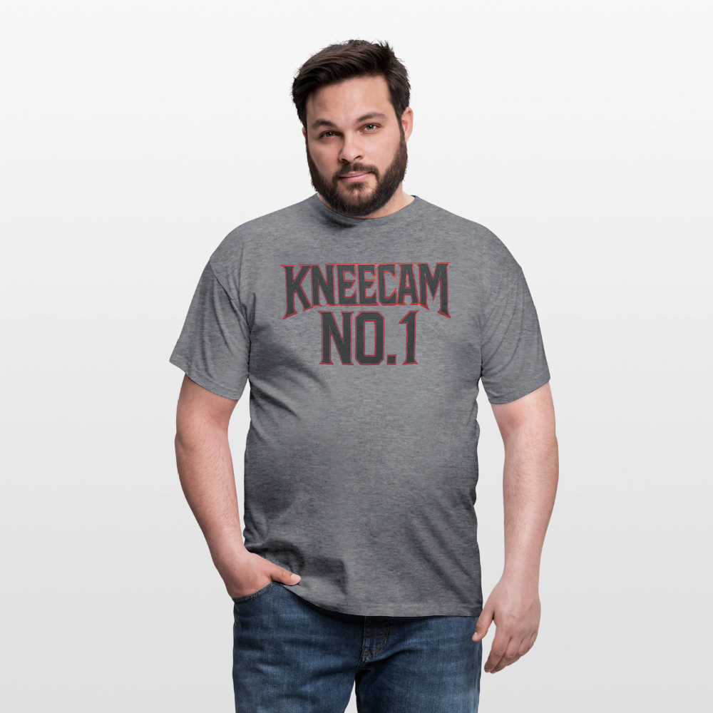 KNEECAM No. 1 - Männer T-Shirt - Graphit meliert