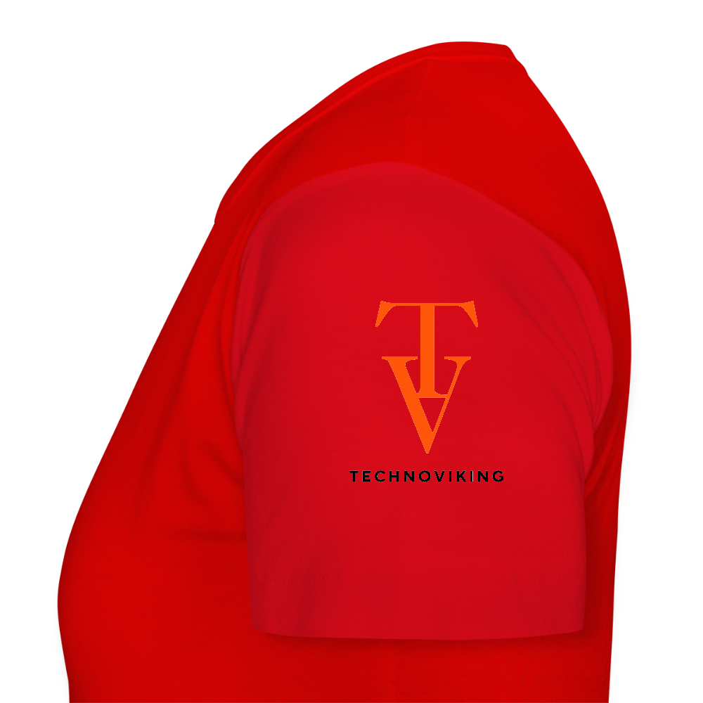 Technoviking rescue moment - Frauen T-Shirt - Rot