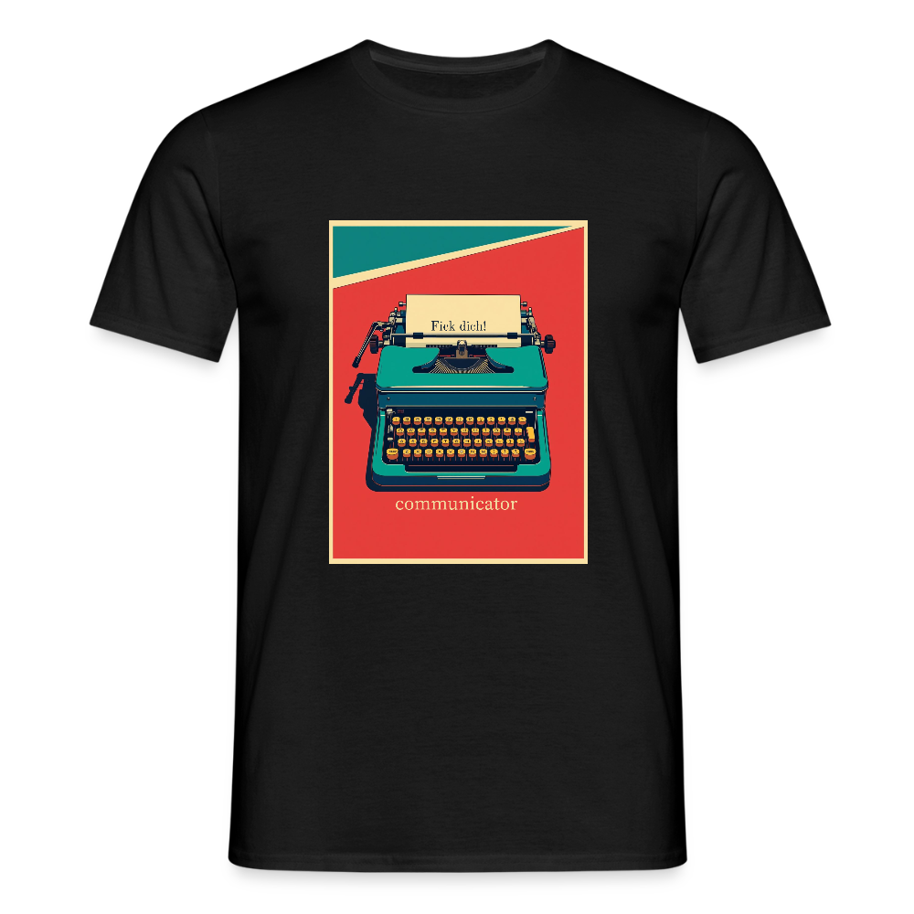 communicator Fick dich - Männer - T-Shirt - Schwarz