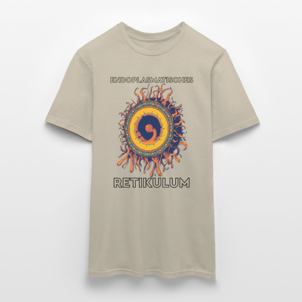 Endoplasmatisches Retikulum - Männer T-Shirt - Sandbeige