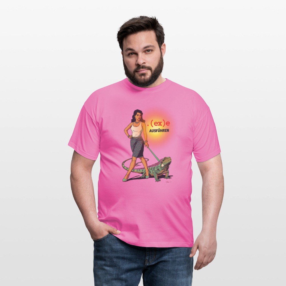 .(ex)e ausführen - Männer T-Shirt - Pink