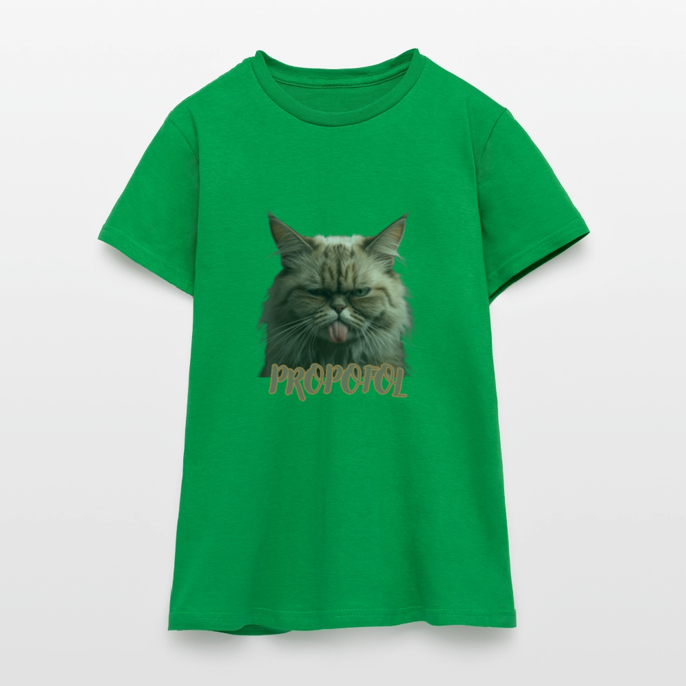 Propofol Cat - Frauen T-Shirt - Kelly Green
